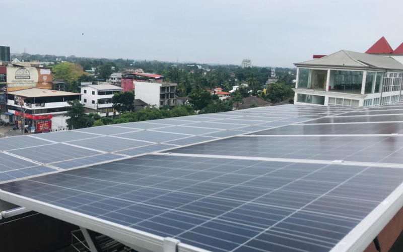 Installation of Solar System APL Green Tower